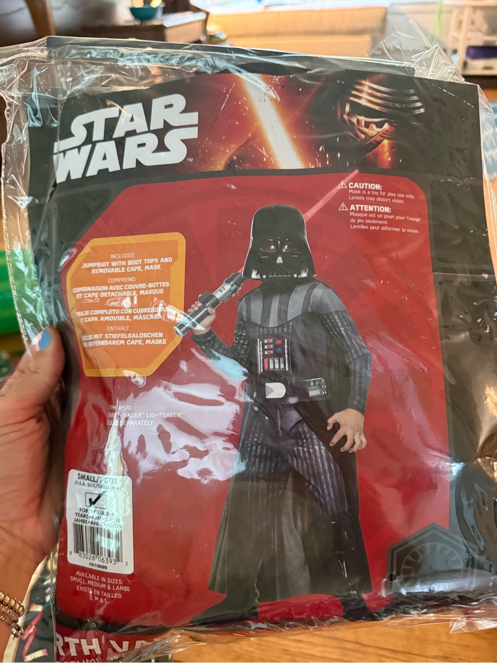 Star Wars Kids Darth Vader Costume - Black